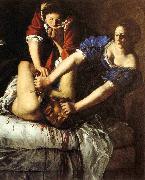 Artemisia gentileschi Judith Slaying Holofernes oil on canvas